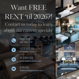 social media post about free rent special